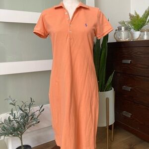 Ralph Lauren size medium peach polo dress